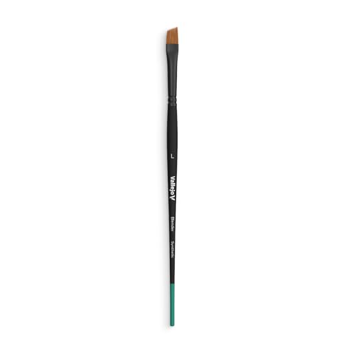 Vallejo - Blender Brush, Large Size, Flat Angled Synthetic Brush - color: Blender Brush Large