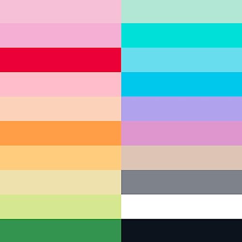 Tulip Puff Paint 20-Color Party Pack, Multi-Surface, Premium Quality, Nontoxic & Waterproof Craft Paint, Permanent on Fabric, Mellow Rainbow - color: Mellow Rainbow