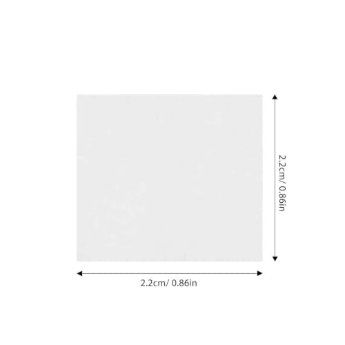 Disposable Microscope Slides Clear Optical Blank Slides for Laboratory Microscope Use Pre-Cleaned Plastic Slides for Urine Tests Science Education 0.86 X 0.86 X 0.03 in - size: 2.20X2.20X0.10CM