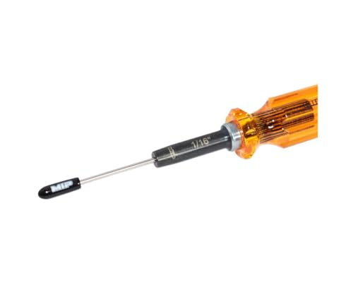 MIP 9201 Standard Hex Screwdriver RC Tools Kit 1/16" – Precision Hexagon Screwdriver for RC Cars, Quadcopter, Helicopter, and FPV Racing Drone Models - size: 1/16"