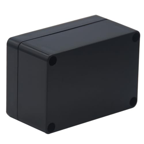 2 Packs Junction Box IP65 Waterproof ABS Plastic Electrical Project Case Power Junction Boxes, Project Box with 8 PCS M16 Cable Glands 3.94x2.68x1.97 inch(100x 68 x50 mm) - color: Black, size: 3.94"x2.68"x1.97"(2Pcs)