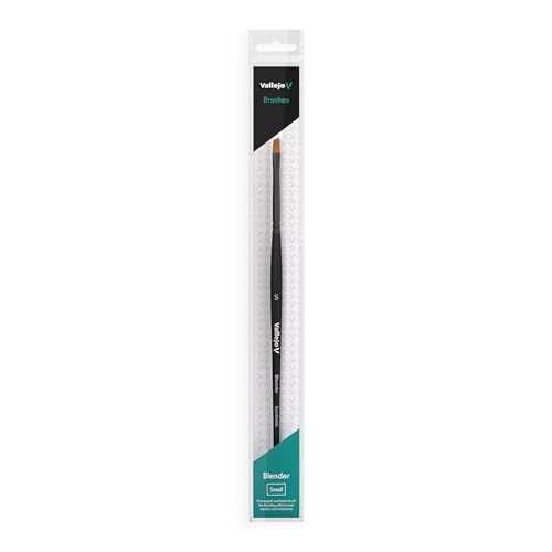 Vallejo Blender B05001 Flat Angled Synthetic Brush - Small - color: Multicolor