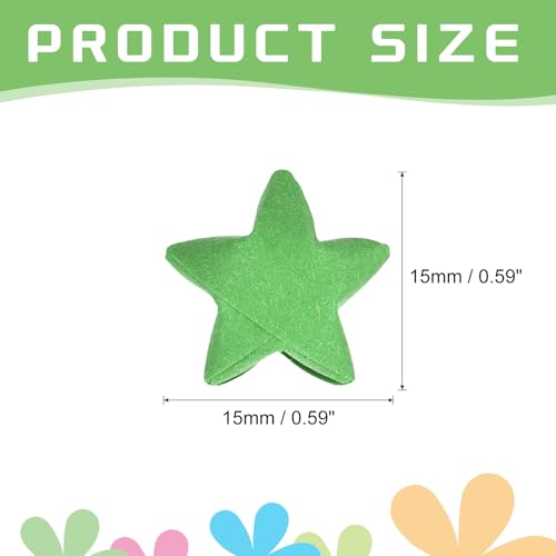 MECCANIXITY 136pcs Pre-made Origami Lucky Stars Paper Wishing Star Green for Best Wish Christmas Party Wedding Valentine's Day Girl Friends Gift - color: Green