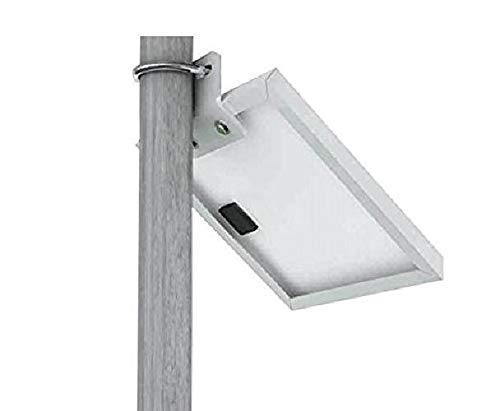 Newpowa Small Pole/Wall Mount Bracket Kit for 1-15W Solar Panels, Heavy-Duty Aluminum Bracket for Gate Openers, Security Systems, and Sensor Lights - size: 15P Silver*1