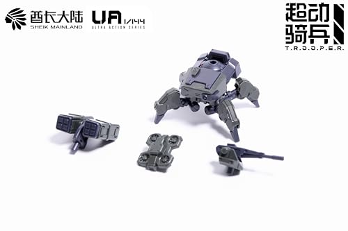 Sheik Mainland 1/144 Super Cavalry ZA-02 Blue Model Kit 3PCS - color: Za-02 Blue