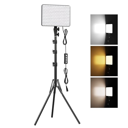 30W Upgraded Photography Lighting Kit, Anautin LED Video Lighting for Video Recording, 3700Lux Studio Lights with Tripod Stand for Photography,Streaming,Gaming,Podcast, Filming, Vlogging, (Pack of 6) - size: 6-Pack, style: 30W Video Light