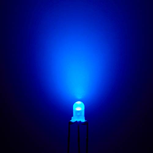 CHANZON 100 pcs 5mm Red & Yellow-Green Diffused LED Lights Common Anode - color: E) Red & Blue (Ca) (100pcs)