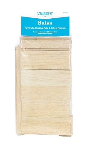 Wood Assortment Economy Bag, Balsa