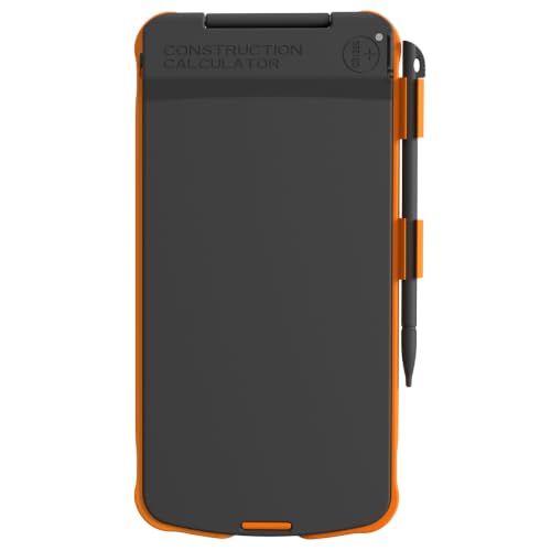 ROATEE Construction Calculator Protective Case and Notepad - color: Orange