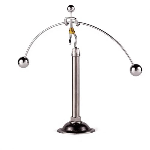 Sunnytech Steel Balance Toy Weightlifter Kinetic Art Balance Toy Balancing Decompressive Science Psychology Home Offic Decor Desk Decor WJ049 - style: WJ049