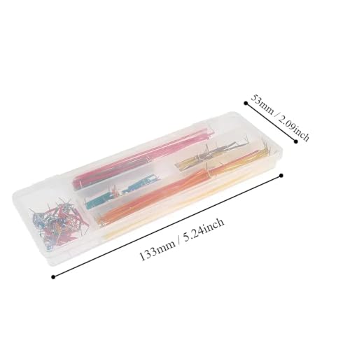 65Pcs Flexible Jumper Wires Kit - 140pcs Connecting Line Cables for Arduino Prototyping Circuit DIY Electronic Project Breadboard - color: 65pJumperWire-LineCables140pcs
