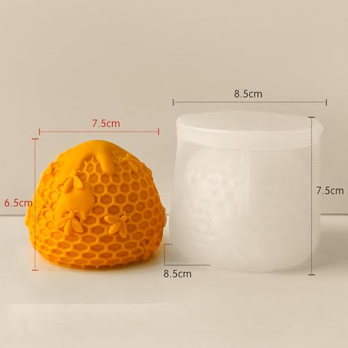 Honeycomb Silicone Cylinder Mold for Resin Casting & Candle Making - color: jh-honeycomb-5172