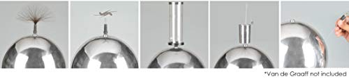 Eisco Labs Electrostatics Exploration: 7-Piece Kit & Hand Crank Van de Graaff Generator