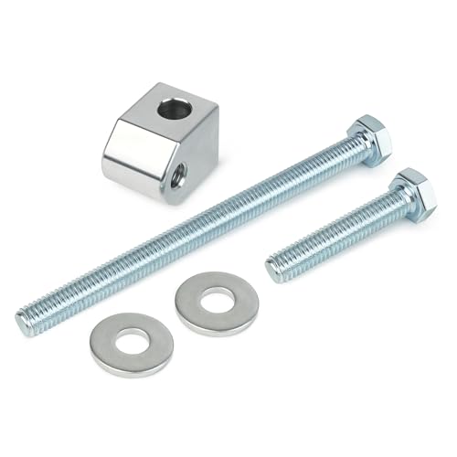 Alternator Power Steering Pump Pulley Bolt Belt Tensioner Block Kit