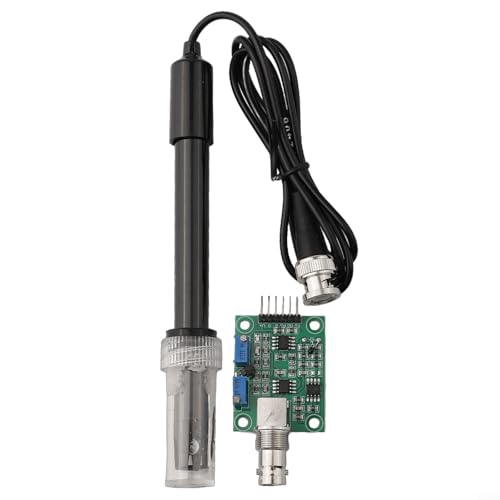 PH0-14 Sensor Kit for Compatible For Arduino, Quick ≤5s Response, Accurate Stable Output, Includes BNC PH Electrode Probe, Easy Integration Design(pH kit) - size: pH kit