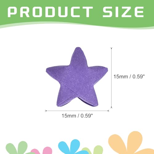 MECCANIXITY 136pcs Pre-made Origami Lucky Stars Paper Wishing Star Dark Purple for Best Wish Christmas Party Wedding Valentine's Day Girl Friends Gift - color: Dark Purple