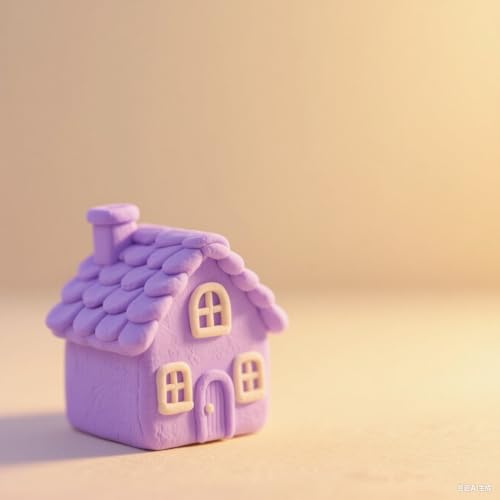 Purple Air Dry Foam Clay 1.1lbs/500g, Soft & Easy to Mold - color: Purple