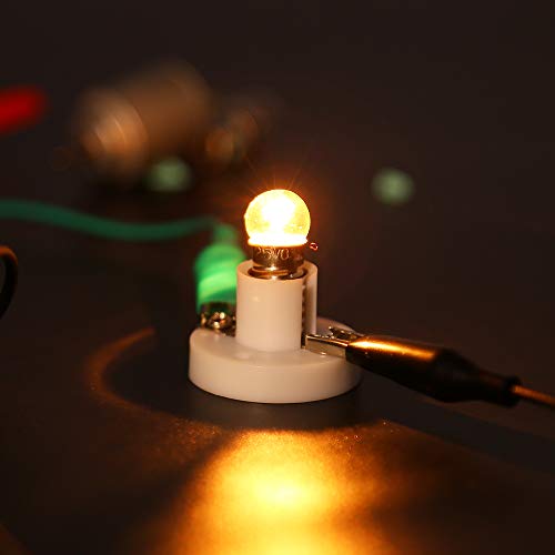 Sntieecr Electric Circuit Motor Kit, Dc Motor Kit with Small Electric Motor - style: 14 x Electric Circuit Kit