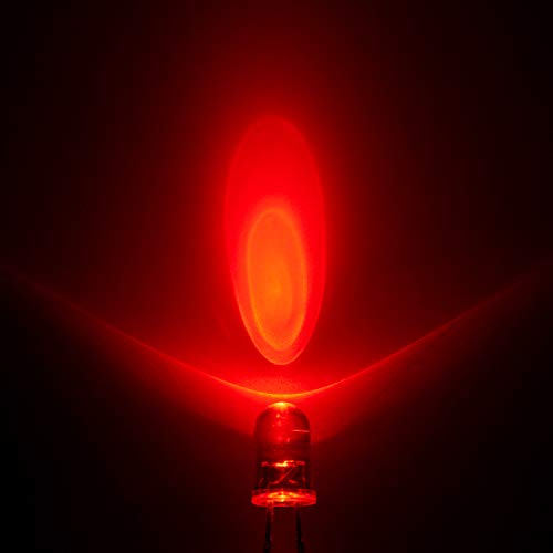 CHANZON 20 pcs Pre-Wired 5mm Red LED Diode Lights (DC 12V) - color: C) Red (20pcs)