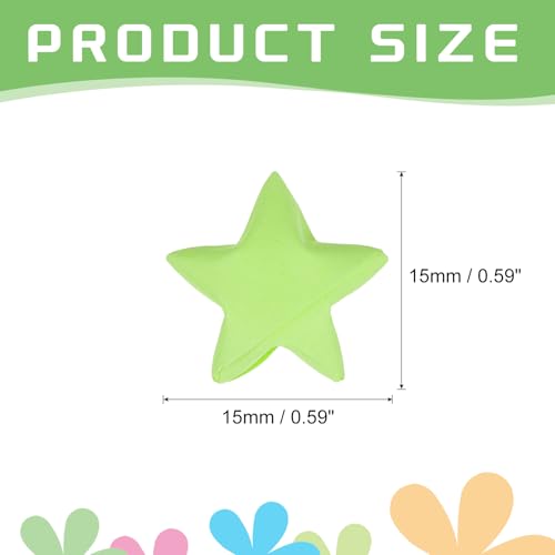 MECCANIXITY 136pcs Pre-made Origami Lucky Stars Paper Wishing Star Lawn Green for Best Wish Christmas Party Wedding Valentine's Day Girl Friends Gift - color: Lawn Green