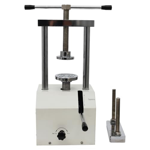 Hydraulic Dental Press Machine for Lab and Clinic - 2T / 4,000 lbs Manual Oil Press for Denture Flask, Portable Bench Top Compressor with Simple Manual Operation, 3.1" Lifting Height