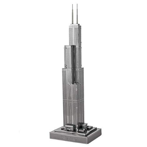 Fascinations Metal Earth Premium Series Willis Tower 3D Metal Model Kit