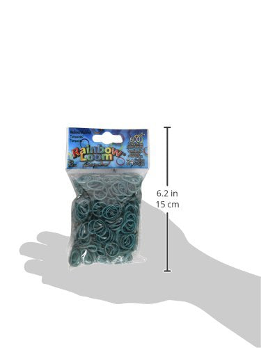 Rainbow Loom® Medieval Collection: Turquoise Rubber Bands with 24 C-Clips (600 Count) - style: Turquoise