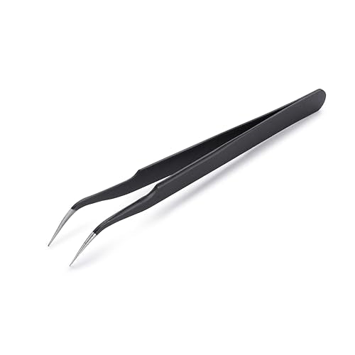 Huron Tweezer, Slant Point 4.7" (1/3/10 pc) (1 pc) - style: Slant Point, 4.7"