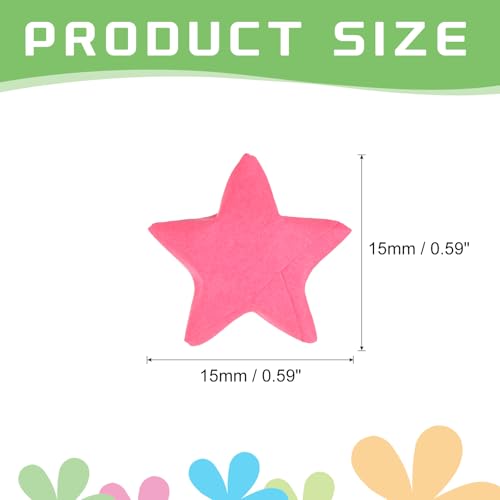 MECCANIXITY 136pcs Pre-made Origami Lucky Stars Paper Wishing Star Light Red for Best Wish Christmas Party Wedding Valentine's Day Girl Friends Gift - color: Light Red