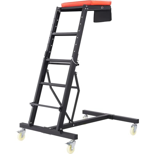VEVOR Top Automotive Creeper, with Adjustable Height 49.6" to 75.6", 400 LBS Capacity High Creeper, 4 Swivel Caster Wheels, Heavy Duty Creeper for Auto Repair and Maintenance - size: 48-76 inch, style: I