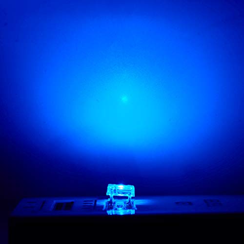 CHANZON 100 pcs Piranha Superflux Blue LED Diode Lights (DC 3V 20mA) - color: D) Blue (100pcs)