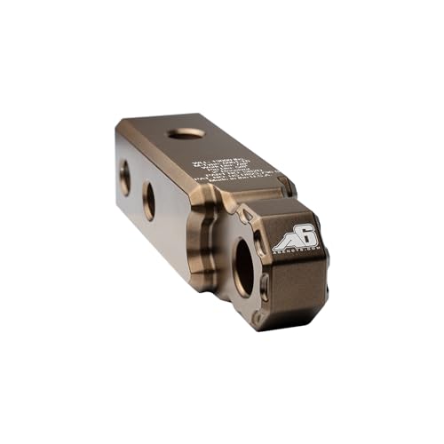 Agency 6 Recovery Hitch Shackle Block Kit 2" Receiver Block - Bronze - color: Bronze
