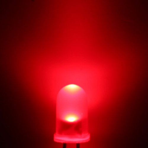uxcell 100pcs 2 Colors x 50pcs 5mm Red Green LED Diode Lights Colored Lens Diffused Round 20mA Lighting Bulb Lamp Electronic Components Light Emitting Diodes