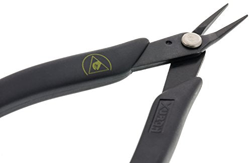 Xuron - 450AS Tweezer Nose Pliers - ESD Safe Grips - size: Static Control Grips
