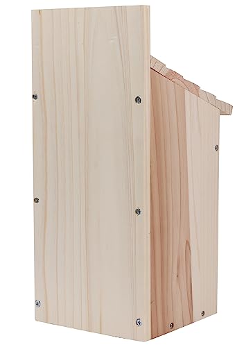 2 Pack Bluebird Houses,Cedar Swallow Wren Hummingbird Houses, Outside,DIY