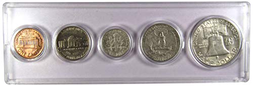 1962 Year Set 5 Coins in Circulated or Better Condition Gift Set
