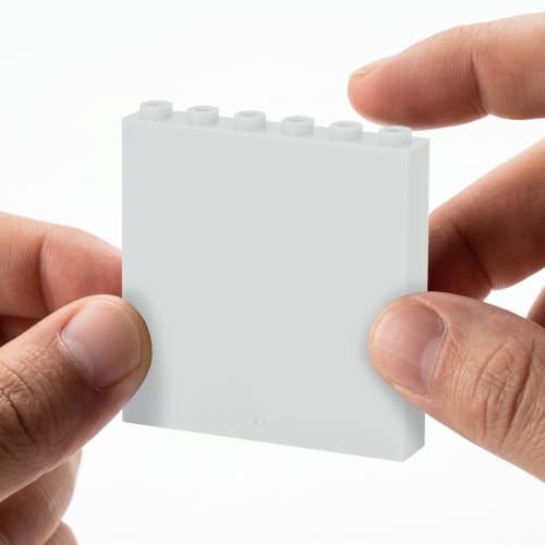 Panel 1x6x5 Bulk Pack 30 Pieces Wall Element Kit Window Flat Plates - color: Light Bluish Gray