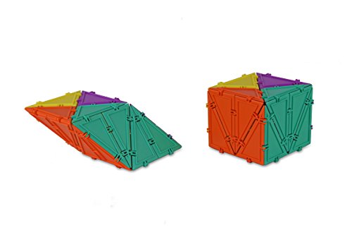 3D Building Set for Learning Math, Includes Many Online Activities, Jumbo Size, 512-pc, Made in USA