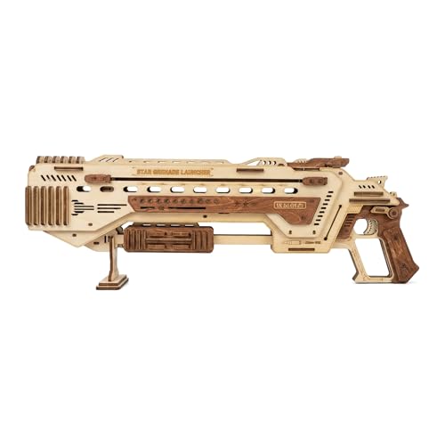 Adult 3D Wooden Puzzle Shotgun - style: Interstellar Gun