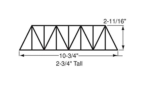 Walthers Cornerstone Double-Track Truss Bridge 933-3242 N Scale Model Railroad - Structure Kit - style: Double-Track Truss Bridge