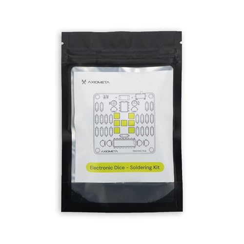 Electronic Dice Soldering Kit DIY LED Random Dice Circuit Kit 555 Timer CD4017, STEM Electronics Project Kit for Beginners Students Adults DIY Learning Kit School Engineering Project