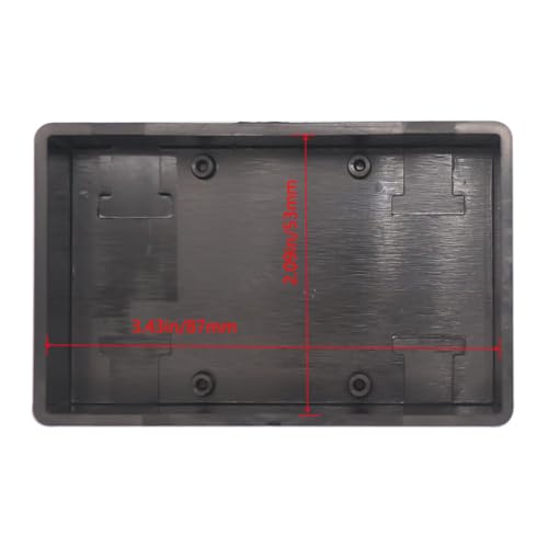 Zulkit 12Pcs Project Boxes ABS Plastic Electrical Project Case Power Junction Box Black 3.62 x 2.28 x 1.26 inch(92 x 58 x 32mm) - color: 12 PCS, size: 3.62"x 2.28" x 1.26"