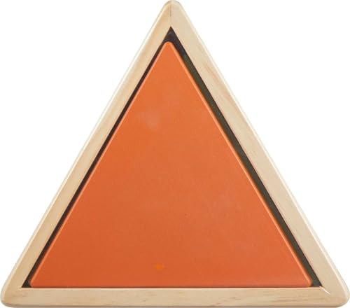Fisher-Price Wood Montessori Triangle Puzzle Learning Activity, Ages 3+
