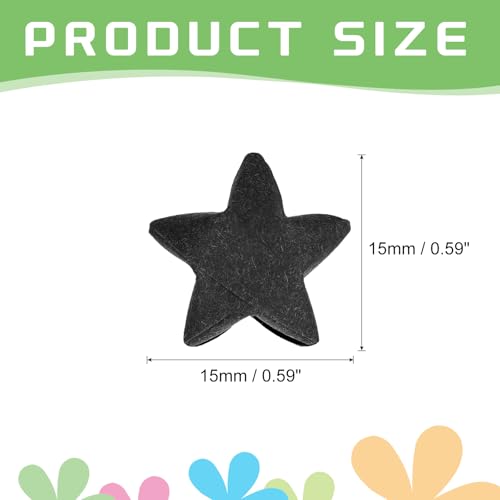 MECCANIXITY 136pcs Pre-made Origami Lucky Stars Paper Wishing Star Black for Best Wish Christmas Party Wedding Valentine's Day Girl Friends Gift - color: Black