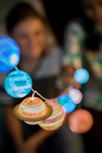 4M DIY Solar System String Lights - Outer Space Art & Craft Kit, Kids 5+ - style: Solar System Lights