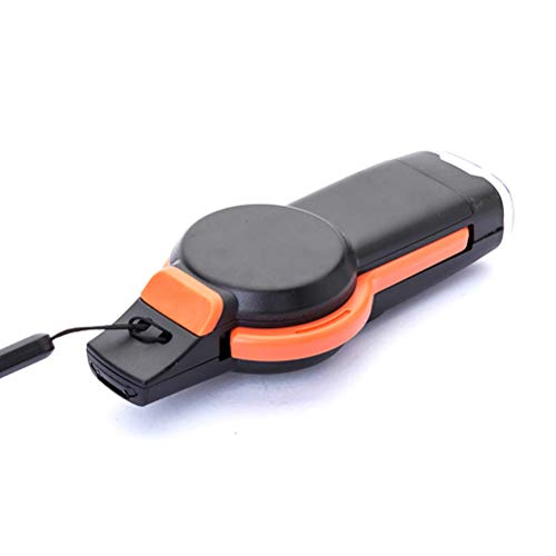 7 in 1 Multi Function Outdoor Whistle, Compass, Thermometer, LED Light, Mirror, Magnifying Glass, Survival Tool for Storage Bin, Reflective Gear