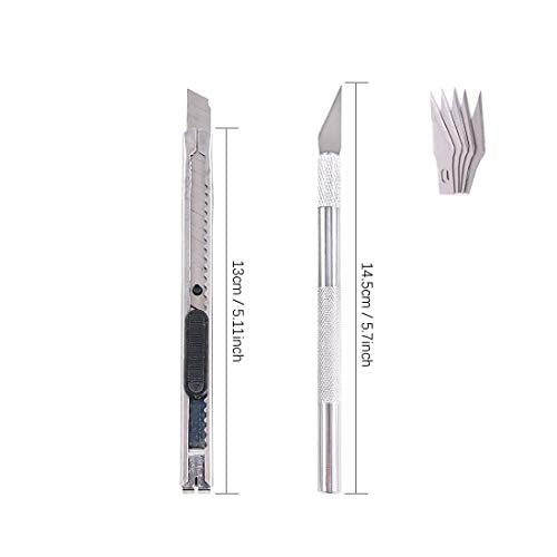 18Pcs Gundam Tool Kit Gundam Modeler Basic Tools Craft Set with Plastic Box Gunpla Tools for Basic Model Building, Repairing and Fixing - color: 18 Gundam Model Kit Tools