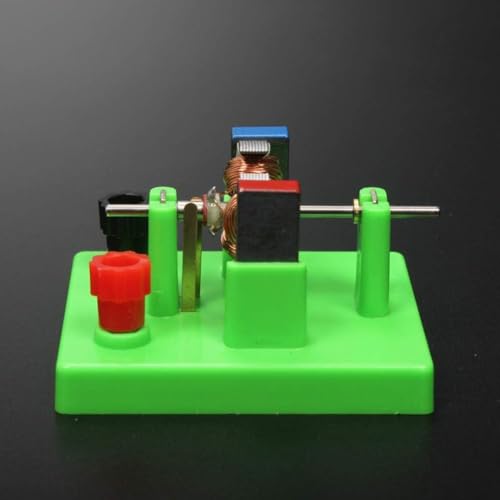 1Pc Blue DIY DC Electrical Motor Assemble KIT Science Lab Educational Physics Learning Experiment Ornaments for Electrical Motor Small in Size