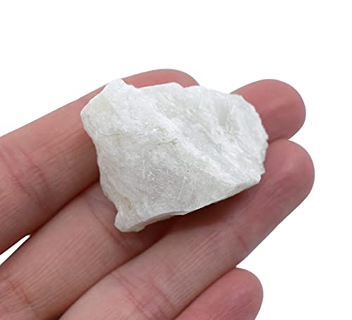 EISCO 12PK Raw Oligoclase, Mineral Specimens - Approx. 1" - Geologist Selected & Hand Processed - Great for Science Classrooms - Class Pack