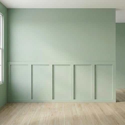 Birdeco Pre-Cut Wall Molding Kit Raw MDF Board and Batten 10 Pack